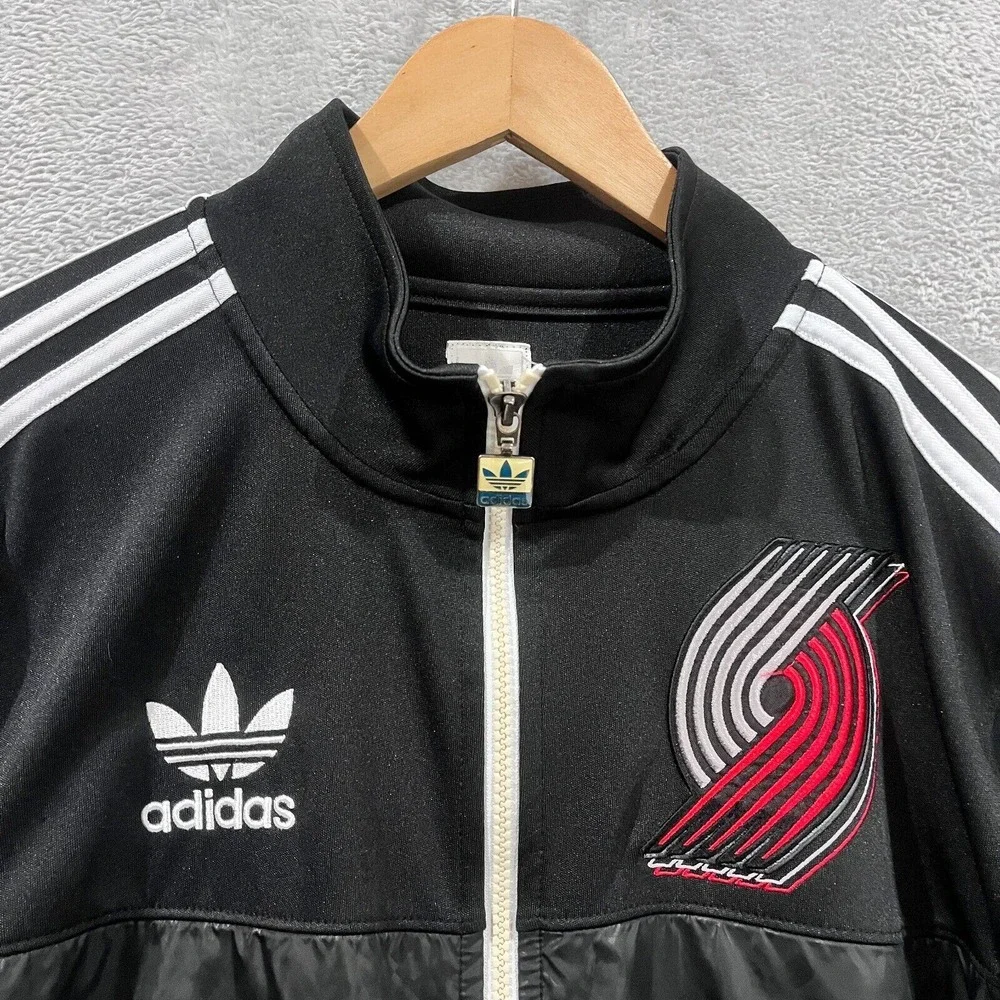 Adidas Portland TrailBlazers Track Jacket Men's‎ M Embroidered Y2K NBA